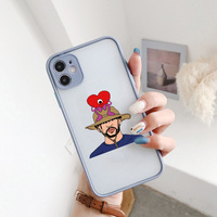 Yo Perreo Sola zły króliczek Maluma matowy przezroczysty futerał na telefon IPhone 12 11 Pro Max 12mini 7 8Plus X XS XR 13 SE2 moda okładka Capa 6